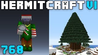 Hermitcraft VI 768 Snowball Fight amp New Christmas Area [upl. by Kimber]