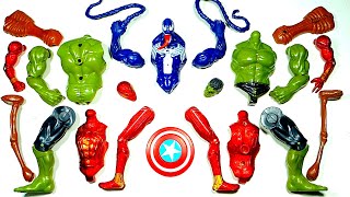 Merakit mainan venom Carnage vs spiderman vs hulk smash vs siren head avengers superhero toys [upl. by Simpkins778]