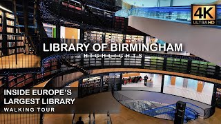 Inside Europes Largest Library  Birmingham Library Tour LibraryTour [upl. by Beckman699]