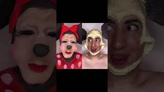 Minnie Réaction Mickey Mouse Makeup [upl. by Lecram]