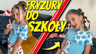 POMYSŁY NA FRYZURY DO SZKOŁY💇🏼‍♀️❤️ [upl. by Selassie708]