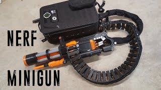 Nerf Rival Minigun 20 roundssec 2000 round capacity [upl. by Eneja]