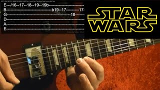 STAR WARS Cantina Band  Guitar Lesson [upl. by Nyluqcaj]