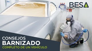 Consejos Para el BARNIZADO Completo de un Vehículo [upl. by Aihpos]