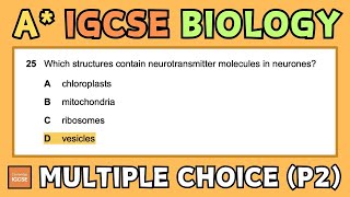 IGCSE Biology  How to get an A in your MULTIPLE CHOICE exam paper 2 [upl. by Oneladgam254]