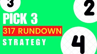 Pick 3 Texas  317 Rundown Strategy [upl. by Macfarlane694]