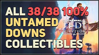 Untamed Downs 100 All Collectibles Star Wars Jedi Survivor [upl. by Dante]