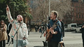 Teddy Swims x Pace Randolph Surprise Street Performance  The Door [upl. by Ruby]