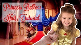 Princess Belle Hair Tutorial [upl. by Archer]