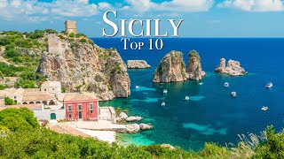 Top 10 Places To Visit in Sicily  Travel Guide [upl. by Liahus]