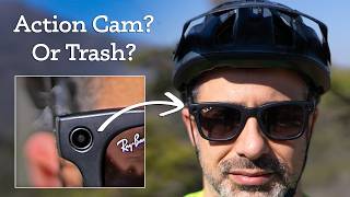 Could Sunglasses Replace your GoPro Mountain Biker Tests RayBan Meta Smart Glasses [upl. by Bishop]