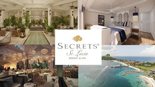 Secrets St Lucia Resort amp Spa Opening January 4th 2025 AdultsOnly AllInclusive Saint Lucia [upl. by Anavi526]