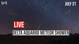 Live  Delta Aquariid meteor shower  July 31 [upl. by Arleta]