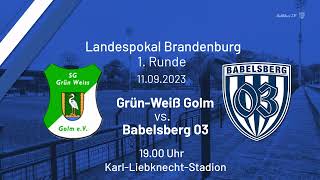 Brandenburgpokal 1 Runde GruenWeiss Golm vs Babelsberg03  nulldreitv  Saison 202324 [upl. by Orland86]