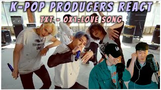 Musicians react amp review ♡ TXT  0x1Lovesong [upl. by Dat]