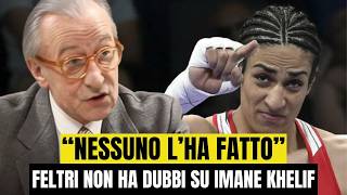 Olimpiadi Feltri non ha dubbi su Imane Khelif “Nessuno lo ha fattoquot [upl. by Rafter]