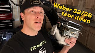 How to disassemble and clean a Weber 3236 carburetor [upl. by Jonina]