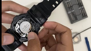 gshock gd350 battery replacement [upl. by Lemcke]