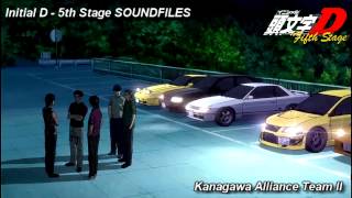 Initial D 5th Stage SOUNDFILES Kanagawa Alliance Team II [upl. by Irma]