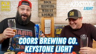 Coors Brewing Co  Keystone Light American Light Lager  Beer Review 583 [upl. by Retsek]