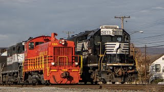 Chasing NS HI10 With a Friendly Crew and Everett Freight [upl. by Hedberg508]