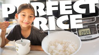 Making Perfect Rice with the Tiger Rice Cooker [upl. by Cynthie]