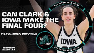 Iowa was given NO FAVORS in their path to the Final Four – Elle Duncan  Pat McAfee Show [upl. by Jessen]