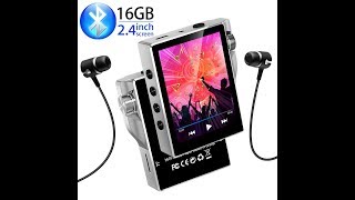 Gueray 16GB HIFI Bluetooth MP3 Player [upl. by Sine]