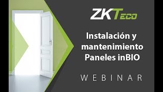 Webinar Instalación y Mantenimiento InBio 21 Jul 2015 [upl. by Maddock336]