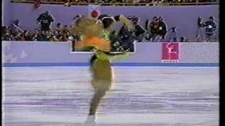 Natalie Krieg1994 Olympics Best spin Combination Ever [upl. by Steen]