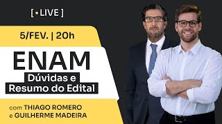 Lançamento Edital ENAM Magistratura [upl. by Lyrradal243]