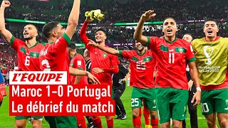 Maroc 10 Portugal  Le débrief de la qualification historique du Maroc Coupe du monde 2022 [upl. by Rao905]