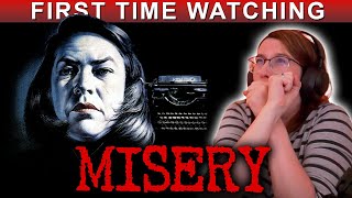 MISERY  MOVIE REACTION  FIRST TIME WATCHING [upl. by Haag726]