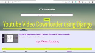 Python Youtube Video Downloader Project  Python Projects [upl. by Lotus989]