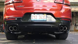 Stainless Works headers Chevy SS  stock bimodal exhaust [upl. by Ezaria]