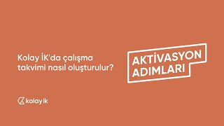 Kolay İKda çalışma takvimi nasıl oluşturulur  Adım 5 [upl. by Ettenom452]