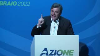 Roma  Lintervento integrale di Carlo Calenda al Congresso di Azione 190222 [upl. by Ecnerwal]