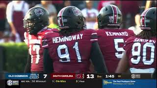 2024 USC vs Old Dominion  Tonka Hemingway Sack [upl. by Kelcy]