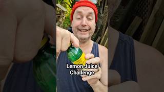 Taste of Lemon Juice Challenge lemon lemonjuice challenge challengeaccepted funny shorts [upl. by Auhesoj]