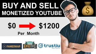 Buy And Sell Monetized YouTube Channels Legal amp Safe [upl. by Ecidna]