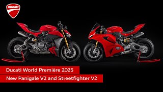 Ducati World Première 2025  Streetfighter V2 amp Panigale V2  Extended Experience [upl. by Atteiluj]