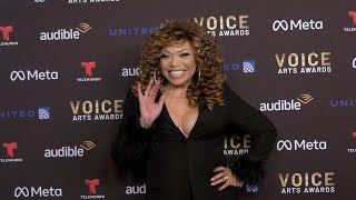 Tisha Campbell 2023 Voice Arts Awards Gala Red Carpet Fashion [upl. by Ahsenad]