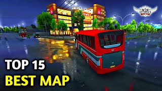 🚚TOP 15 Best Routes amp Map In Bus Simulator Indonesia New Update 404 By Maleo🏕  Bus Gameplay [upl. by Yeslrahc535]