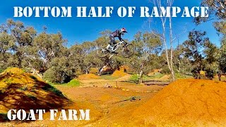 RAMPAGE BOTTOM HALF Goat Farm Mountain Bike Park [upl. by Anailuig539]