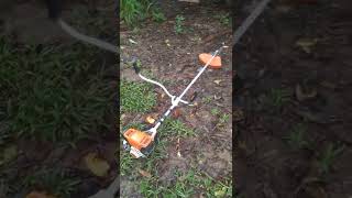 Stihl FS131 brush cutter quick review [upl. by Emogene]