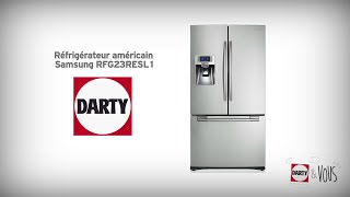 Réfrigérateur Samsung RFG23RESL1  démonstration Darty [upl. by Durno]