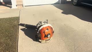 They Gave Me A FREE STIHL BR600 BACKPACK BLOWER [upl. by Akin]