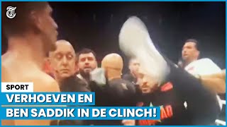 Hier probeert Jamal Ben Saddik Rico Verhoeven te schoppen [upl. by Nnil]