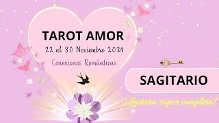 🌸SAGITARIO Giro a mejor Quiere compartir más contigo 💜🔐 TAROT AMOR NOVIEMBRE 2024 [upl. by Emilee]