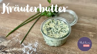 Kräuterbutter mit nur 4 Zutaten selber machen [upl. by Meaghan746]